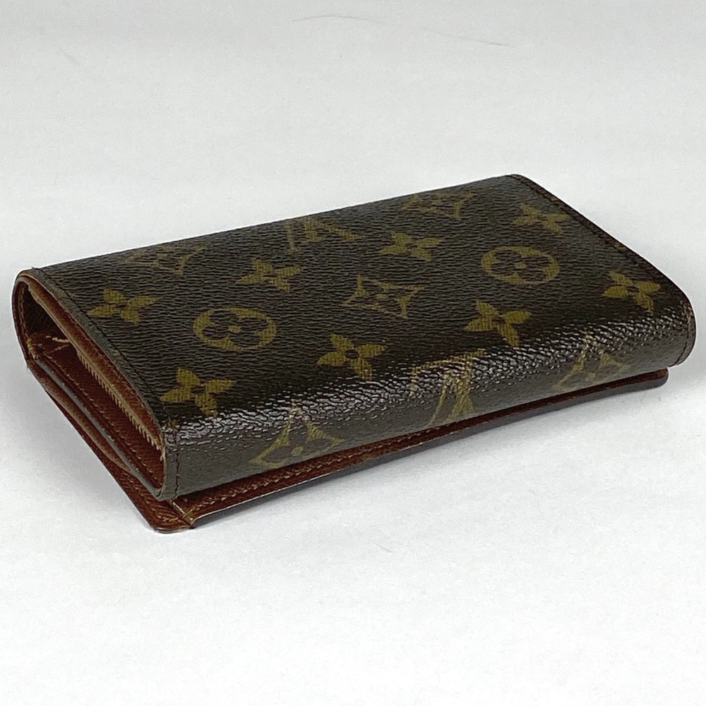 Louis Vuitton fold Billfold Bi Billet Wallet Wallet Monnaie Tresor Porte